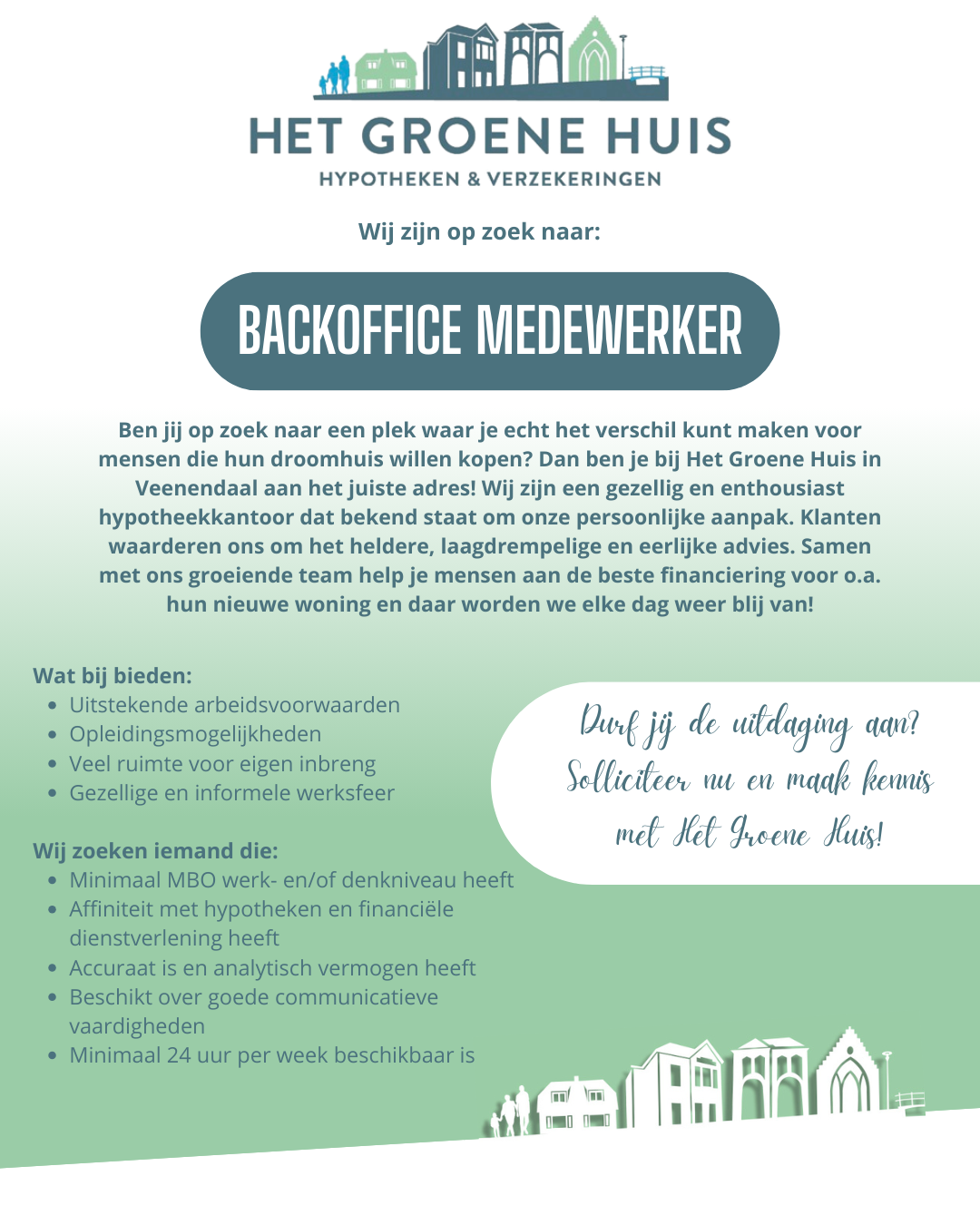 Wij zijn op zoek naar